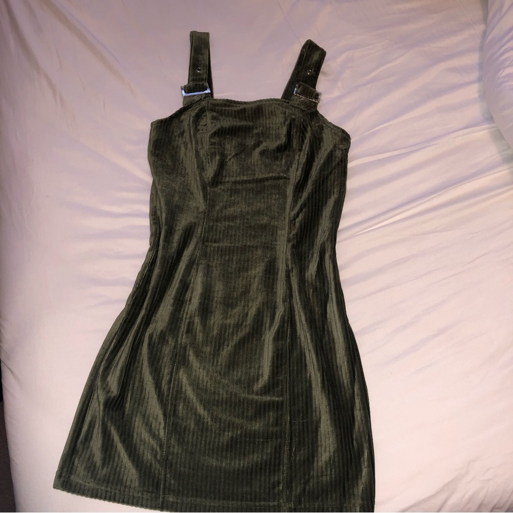 No Boundaries Overall Dress — S